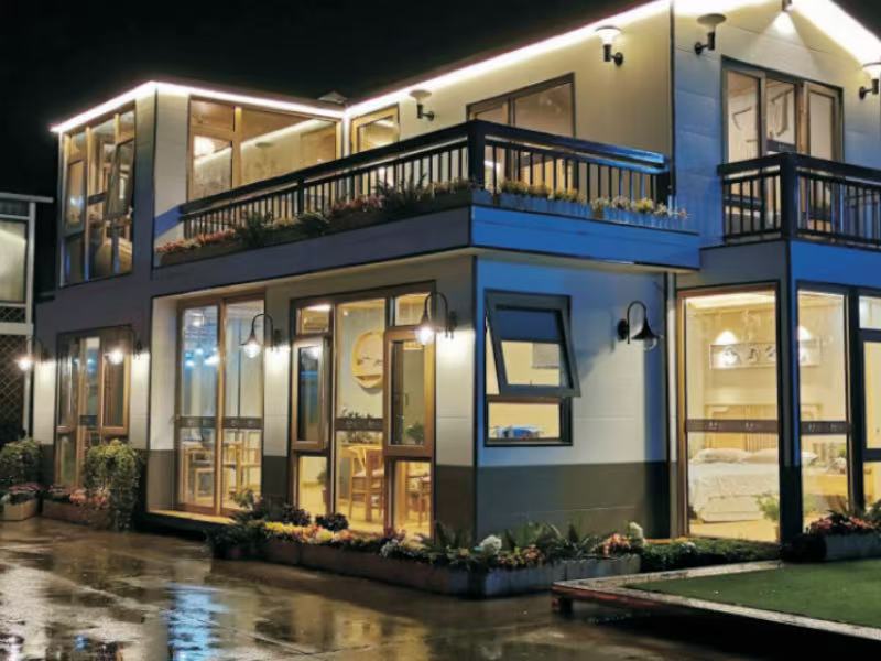 custom light steel villas designed