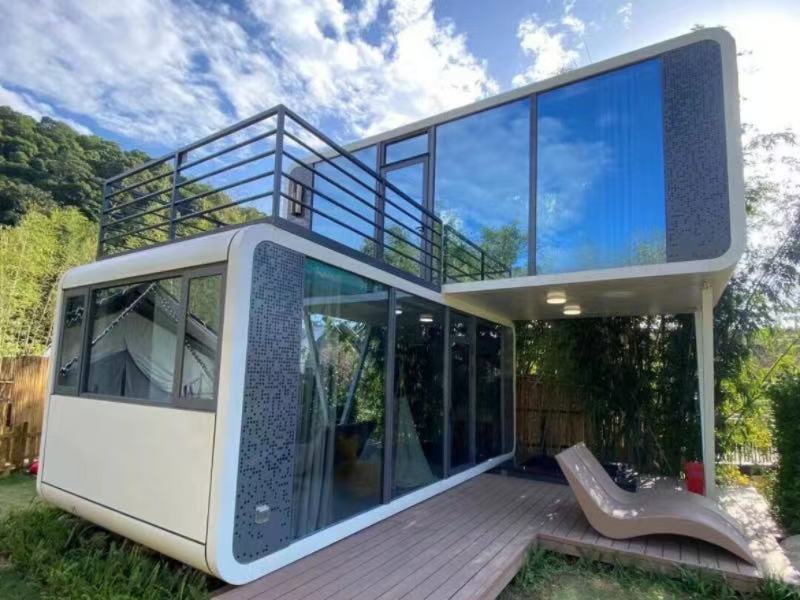 stylish apple cabins delivering
