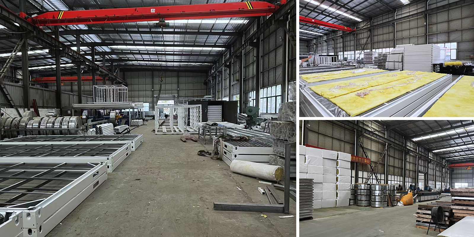 container house factory workshop collage